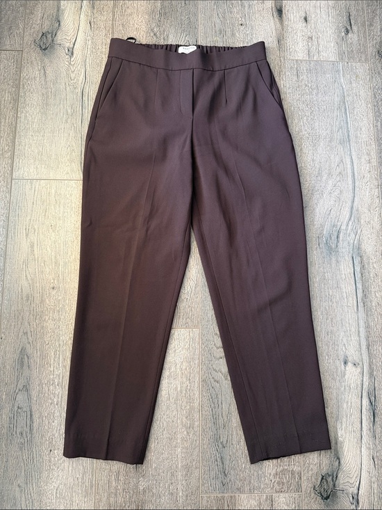 Bardot Pants - Bardot Chocolate Brown High-Rise Tailored Trousers